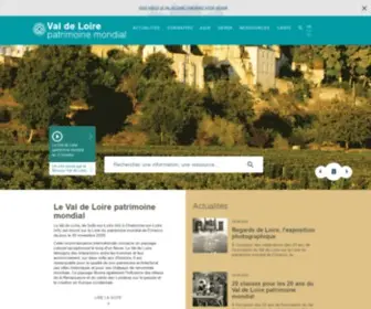 Valdeloire.org(Val de Loire patrimoine mondial de l'UNESCO) Screenshot