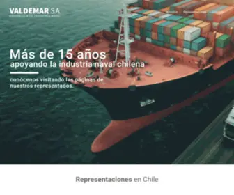 Valdemar.cl(Apoyando a la Industria Naval Chilena) Screenshot