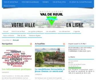 Valdereuil.fr(Accueil) Screenshot