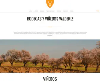 Valderiz.com(Bodegas y Viñedos) Screenshot