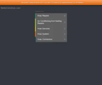 Valderramahvac.com(Valderrama A/C & Refrigeration) Screenshot
