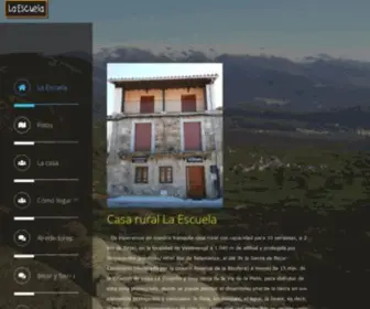 Valdesangil.com(Casa rural La Escuela) Screenshot