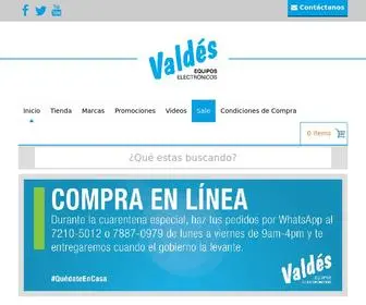 Valdes.com.sv(Equipos) Screenshot