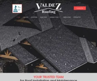 Valdezroofingcompany.com(Roofing Services) Screenshot