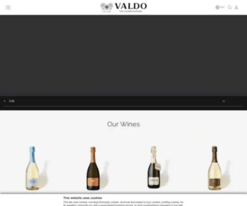 Valdo.com(Spumanti dal 1926) Screenshot