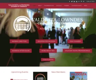 Valdostachamber.com(The mission of the Valdosta) Screenshot