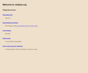 Valdyas.org(Valdyas) Screenshot