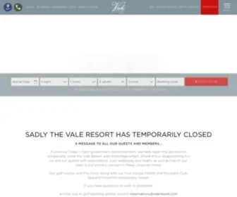 Vale-Hotel.com(Vale Resort) Screenshot