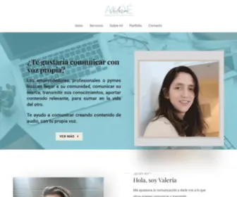 Valealoe.com(Valeria Aloé) Screenshot