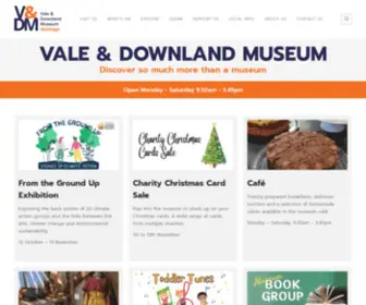 Valeanddownlandmuseum.org.uk(The Vale & Downland Museum in Wantage) Screenshot