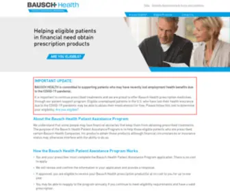 Valeantpap.com(Bausch Health Patient Assistance Program Website) Screenshot