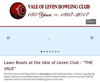 Valebowlingclub.co.uk(Vale of Leven Lawn Bowling Club in Alexandria) Screenshot