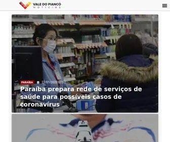 Valedopianconoticias.com.br(Vale do Piancó Notícias é um portal e guia comercial das Cidades do nordeste da Paraíba) Screenshot