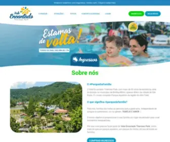 Valeencantado.com.br(Parque Aquático com Piscinas Aquecidas em SP) Screenshot