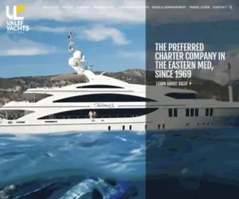 Valefyachts.com(Valef Yachts) Screenshot