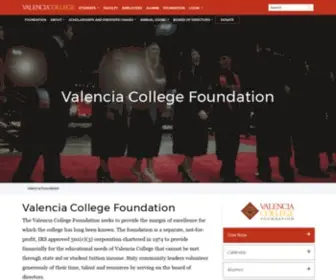 Valencia.org(The Valencia Foundation) Screenshot