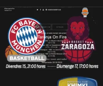 Valenciabasket.com(Valencia Basket Club) Screenshot