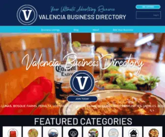 Valenciabusinessdirectory.com(Valencia County) Screenshot