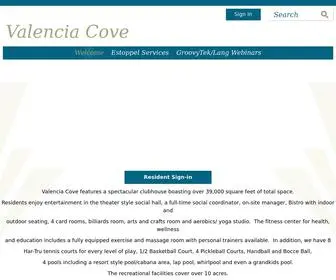 Valenciacovehoa.com(Valencia Cove) Screenshot