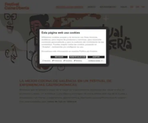 Valenciacuinaoberta.com(Festival Valencia Cuina Oberta) Screenshot