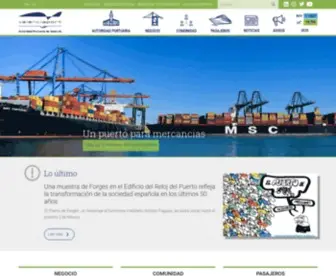 Valenciaport.com(La autoridad portuaria de valencia (apv)) Screenshot
