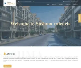 Valenciasushmazirakpur.com(Sushma Valencia Zirakpur a project of sushma group) Screenshot