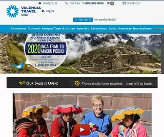 Valenciatravelcusco.com(Machu Picchu Tour) Screenshot
