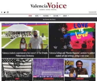 Valenciavoice.com(The Student News Site of Valencia College) Screenshot