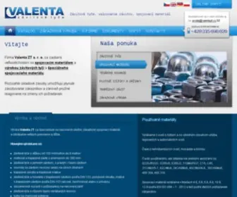 Valentazt.sk(Závitové tyče a spojovací materiál) Screenshot