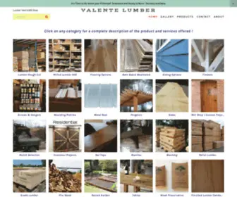 Valentelumber.com(Valente Lumber) Screenshot