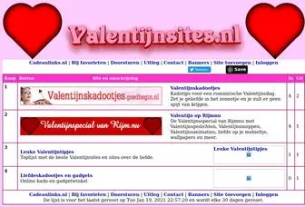 ValentijNsites.nl(Valentijnsdag startpagina met de beste Valentijnsites) Screenshot