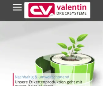 Valentin-Carl.de(Carl Valentin Etikettendrucksysteme) Screenshot