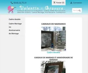 Valentin-Gravure.com(Cadeau bébé) Screenshot