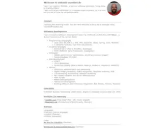 Valentin-Manthei.de(I am Valentin Manthei) Screenshot