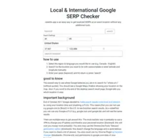 Valentin.app(Local & International Google SERP Checker) Screenshot