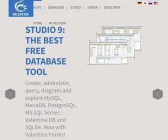 Valentina-DB.com(Visual Business Reports) Screenshot