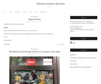 Valentinaeuropeanalteration.com(Make it fit) Screenshot