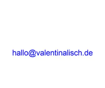 Valentinalisch.de(Valentin Alisch) Screenshot