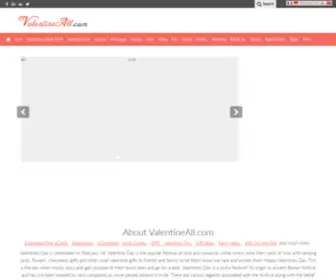 Valentineall.com(Welcome to) Screenshot