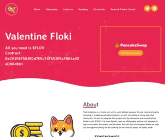 Valentinefloki.com(Valentine Floki) Screenshot