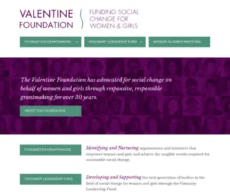 Valentinefoundation.org(Valentine Foundation) Screenshot