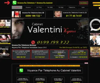 Valentini-Voyance.com(Voyance Par Téléphone) Screenshot