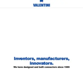 Valentininet.com(Valentini International) Screenshot