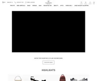 Valentino.com(Valentino Online Boutique) Screenshot