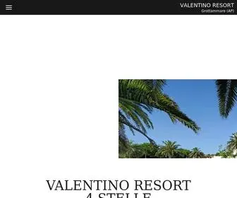 Valentinoresort.com(Hotel 4 stelle con Spa nelle Marche a Grottammare) Screenshot