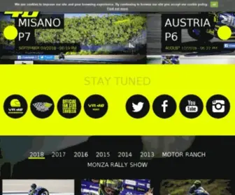 Valentinorossi.com(Sito ufficiale di Valentino Rossi) Screenshot