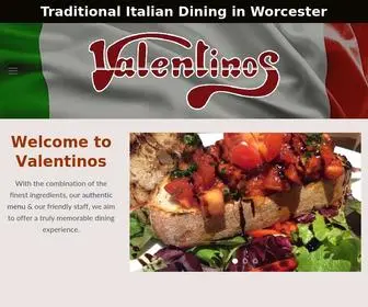 Valentinosrestaurant.co.uk(Worcester Italian Restaurant) Screenshot