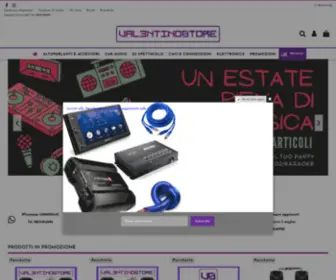 Valentinostore.com(Valentino Store SRL megastore più fornito d' Italia di Elettronica) Screenshot