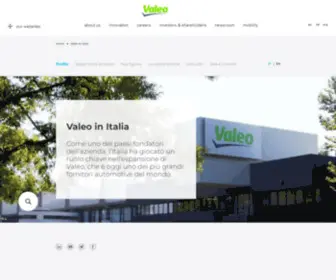 Valeo-Italy.com(Smart technology for smarter cars) Screenshot