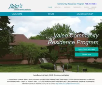 Valeocrp.org(Valeo Community Residence Program) Screenshot